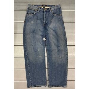 Sean John Y2K Baggy Jeans Mens 32x31 Medium Wash Distressed Hip Hop